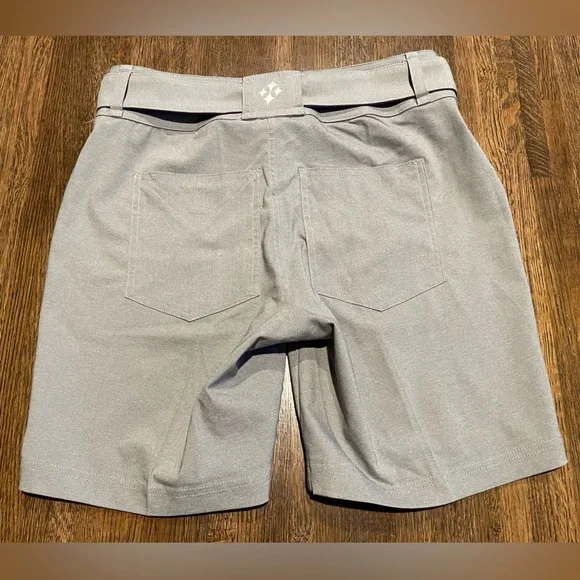 Jofit Shorts Gray and Purple Activewear Golf with Belt - size 00 - Picture 2 of 7